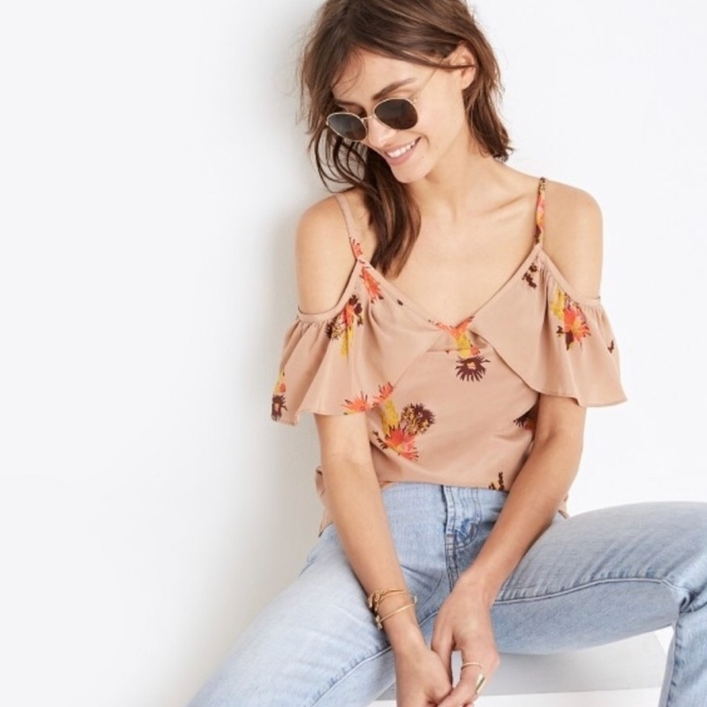 Madewell Cold Shoulder Top